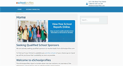 Desktop Screenshot of eschoolprofiles.com